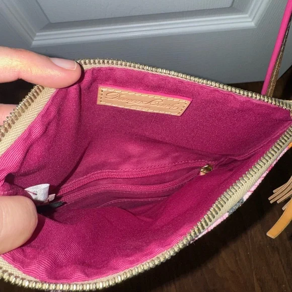 Dooney & Bourke Pink Disney Characters Foldover Crossbody Bag - Picture 10 of 14